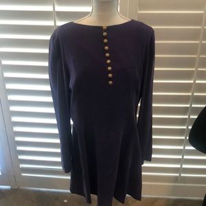 Dana Buchman two piece silk dress.